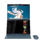 Portátil Lenovo Yoga Book 9i 14IAH10-058 Ultra 7 255H 14" x 2 Touch 2.8K WQXGA+ OLED 32GB 1TB Arc 140T W11H + Rato Yoga Slim + Folio Stand + Earbuds + Sleeve - Image 9