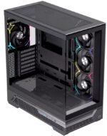 Caixa ATX EINAREX Prisma S800 RGB 4 Ventoinhas Preto - Image 4