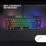 Teclado Mecânico Mars Gaming MKMINIPRO Black RGB 60% PT Linear Lubricated Switches - Image 2