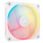 Ventoinha 120mm Corsair 2400RPM iCUE Link LX120-R RGB 4 Pinos PWM Branca (Single Pack)