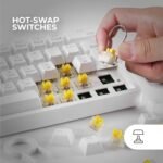 Teclado Mecânico Mars Gaming MKMINIPRO White RGB 60% PT Blue Switches - Image 3
