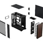 Caixa ATX Fractal Design North XL RC Charcoal Black Tempered Glass Dark Tint - Image 6