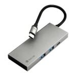 ADAPTADOR DE ALUMÍNIO 4 PARA 1 USB-C MULTI-PORTAS