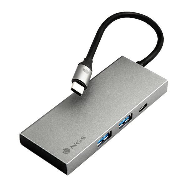 ADAPTADOR DE ALUMÍNIO 4 PARA 1 USB-C MULTI-PORTAS