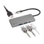 ADAPTADOR DE ALUMÍNIO 4 PARA 1 USB-C MULTI-PORTAS - Image 4