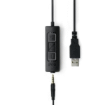 Headset Profissional SPC Brave Pro Cancelamento de Ruído USB-A Preto - Image 3