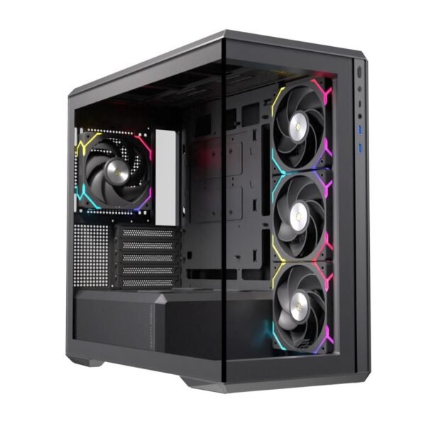 Caixa Micro-ATX EINAREX Zenith ZM800 RGB 4 Ventoinhas Preto