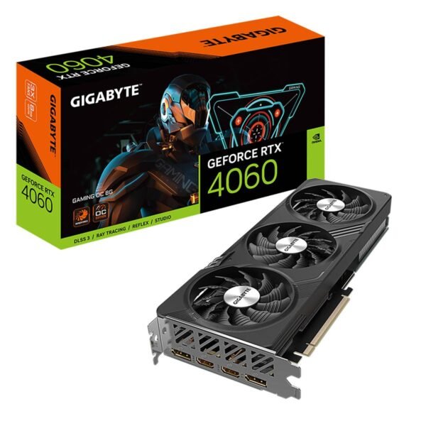 Placa Gráfica Gigabyte NVIDIA GeForce RTX­­ 4060 "Ada Lovelace" Gaming OC 8GB GDDR6 DLSS3