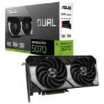 Placa Gráfica ASUS Dual GeForce RTX 5070 OC 12GB GDDR7 Reflex 2 RTX AI DLSS4