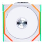 Ventoinha 120mm Lian Li Uni Fan SL120 Infinity Wireless RGB Reverse Blade 4 Pinos PWM Branca
