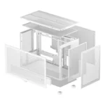 Caixa DeepCool CH260 Micro-ATX ABS/SPCC/Vidro Temperado USB-C Branca - Image 2