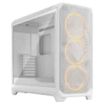 Caixa Extended-ATX Fractal Design Meshify 3 XL Branca RGB Tempered Glass Clear Tint