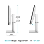 Monitor BenQ PD3226G 31.5" LED IPS UltraHD 4K 144Hz Altifalantes Altura Ajustável FreeSync Premium USB-C - Image 3