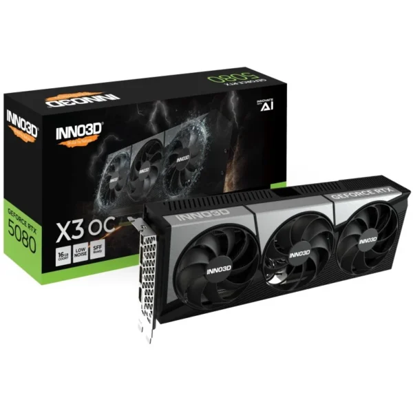 Placa Gráfica INNO3D GeForce RTX 5080 X3 OC 16GB GDDR7 DLSS4