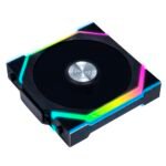 Ventoinha 120mm Lian Li Uni Fan SL120 Infinity Wireless RGB Reverse Blade 4 Pinos PWM Preta - Image 4