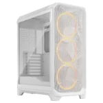 Caixa Extended-ATX Fractal Design Meshify 3 Branca RGB Tempered Glass Clear Tint