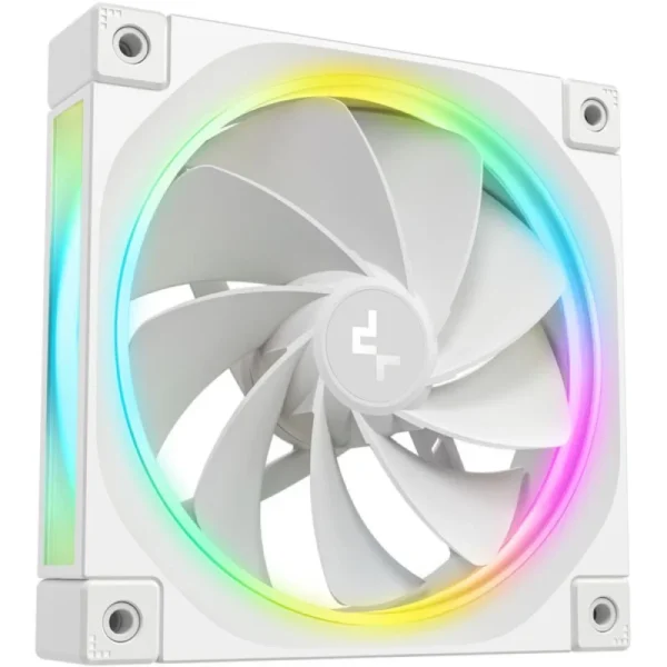 Ventoinha DeepCool FL12R 120mm PWM ARGB Gen2 2150rpm 33,9dB 55CFM Branca