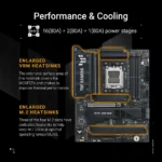Motherboard ATX Asus TUF Gaming X870E-Plus WiFi7 SktAM5 - Image 9