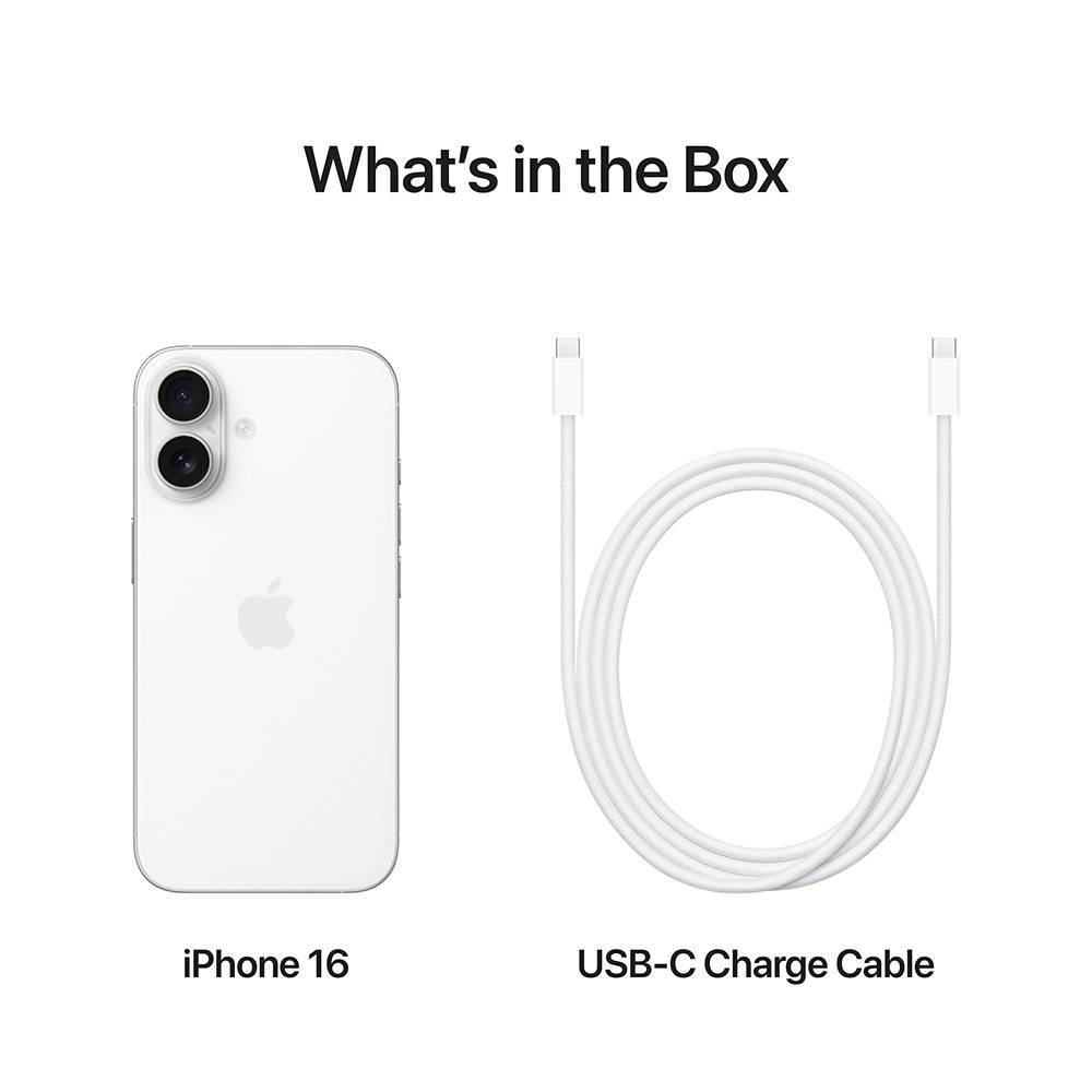 Smartphone Apple iPhone 16 6.1" 128GB Branco - Image 2