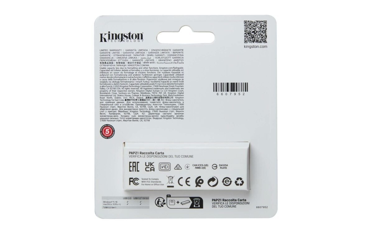 Kingston Technology DataTraveler Exodia S unidade de memória USB 64 GB USB Type-A 3.2 Gen 1 (3.1 Gen 1) Preto - Image 8