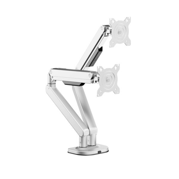 Suporte de Monitor Napofix DM2230S Full-Motion Duplo Monitor 13"-32" Prateado