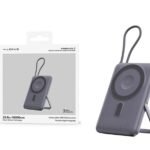 Carregamento Sem Fio MagSafe & Apple Watch 10000mAh Lekus FreeVolt com Display e Cabo USB-C Incorporado