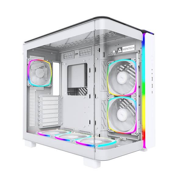 Caixa ATX Montech King 95 PRO Vidro Temperado Branca