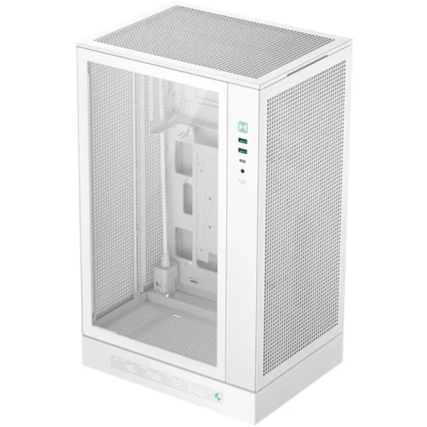 Caixa DeepCool CH270 Digital Mini Torre Micro-ATX Vidro Temperado Branca