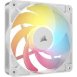 Pack 3x Ventoinhas de Fluxo Invertido 120mm PWM Corsair RS120-R ARGB Brancas - Image 4