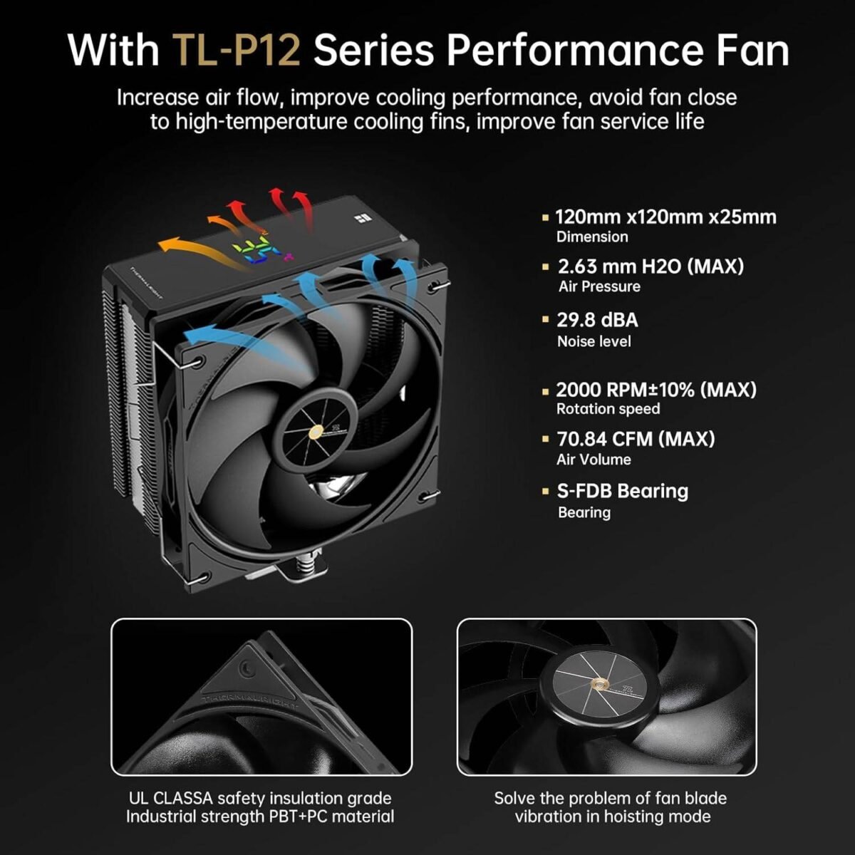 Air Cooler CPU Thermalright Assassin X 120 R Digital ARGB Preto - Image 8