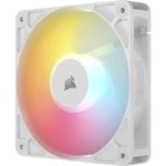 Pack 3x Ventoinhas de Fluxo Invertido 120mm PWM Corsair RS120-R ARGB Brancas - Image 3