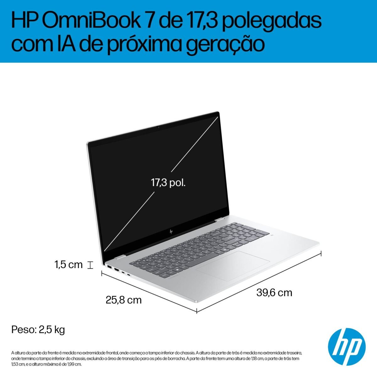 Portátil HP OmniBook 7 17-dc0001np Copilot AI 17.3" Touch FHD Ultra 7 258V 32GB 1TB W11H - Image 7
