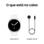 Smartwatch Samsung Galaxy Watch 8 44mm GPS Prateado - Image 7