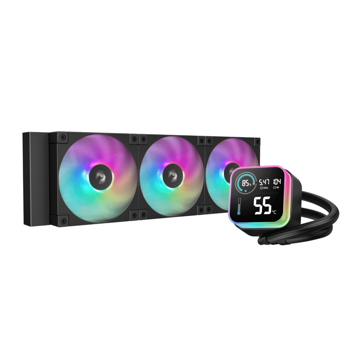 Water Cooler DeepCool LQ360 ARGB 360mm Preto - Image 1