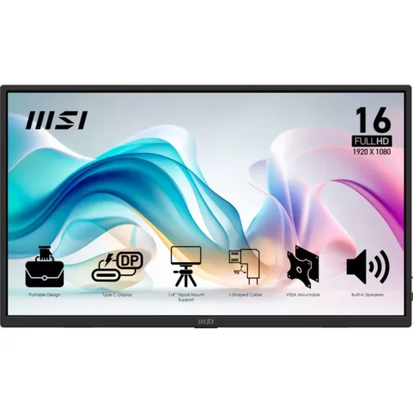 PRO MP165 E6 - Monitor 15.6" IPS, FHD (1920x1080), 4ms (GTG), 60Hz