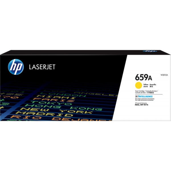 Toner HP LaserJet Original Amarelo - W2012A