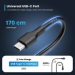 Carregador de Portátil Universal Ewent EW3982 90W USB-C Power Delivery Preto + Cabo de Alimentação Schuko-IEC C5 (3 Pinos) - Image 3