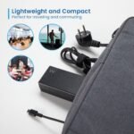 Carregador de Portátil Universal Ewent EW3982 90W USB-C Power Delivery Preto + Cabo de Alimentação Schuko-IEC C5 (3 Pinos) - Image 2