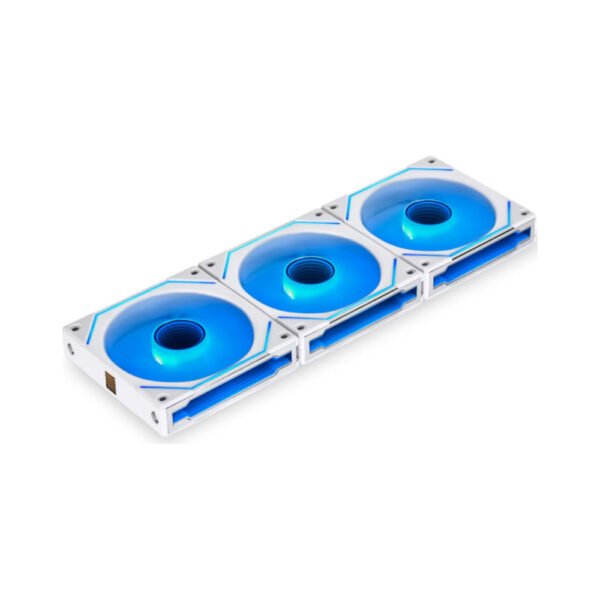 Ventoinha Lian Li UNI FAN SL120 Infinity RGB Reverse Blade PWM Branca 120mm (Pack 3)