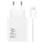 Carregador de Tomada Xiaomi HyperCharge Combo USB 33W Branco c/ Cabo Type-C