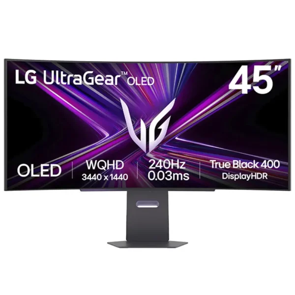 Monitor Curvo LG UltraGear 45GX900A-B OLED 44.5" UWQHD 240Hz 0.03ms G-SYNC Compatible