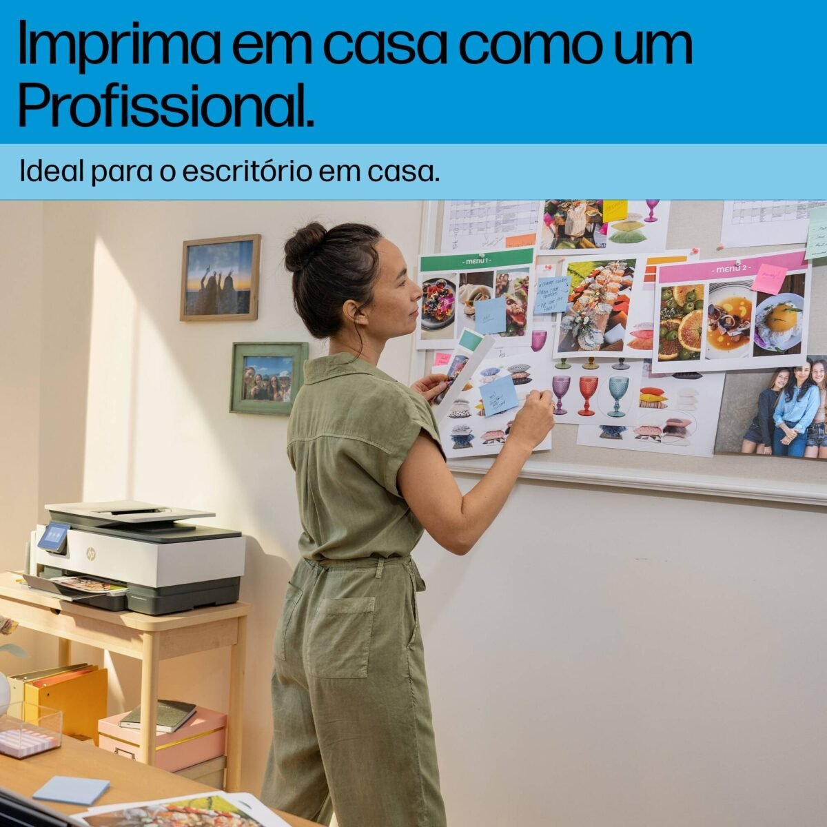 Impressora Jato Tinta HP OfficeJet Pro 8134e Multifunções (Impressão, Cópia, Digitalização, Fax), Duplex Auto, Wireless Instant Ink - Image 5