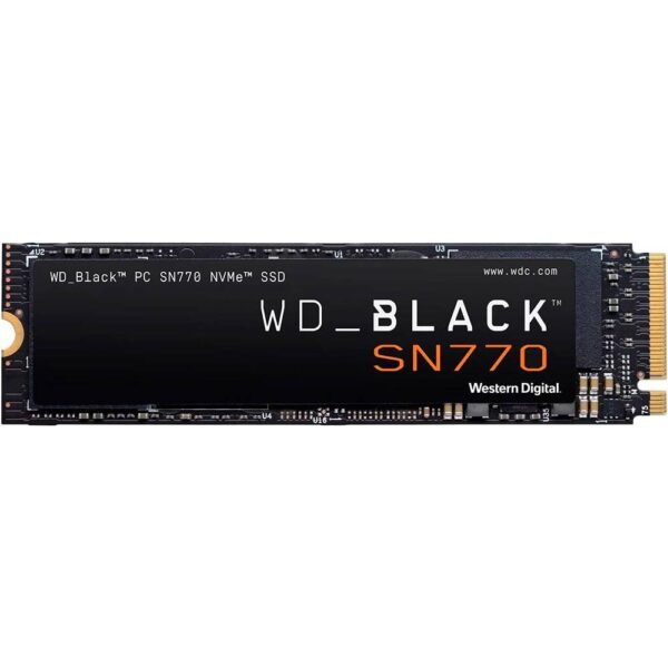 Disco SSD M.2 2280 SanDisk WD Black SN770 1TB 3D NAND NVMe PCIe Gen 4.0x4