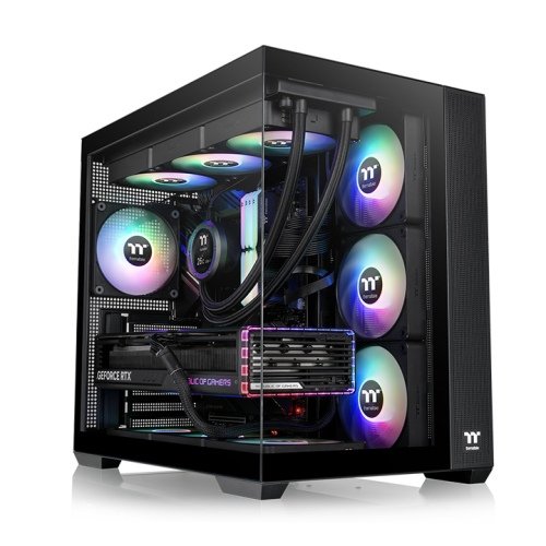 Caixa ATX Thermaltake View 380 USB CX1 ARGB Preto S/fonte