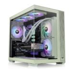 Caixa ATX Thermaltake View 380 TG ARGB Matcha Green Midi Tower Verde S/fonte