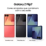Smartphone Samsung Galaxy Z Flip7 6.9" 12GB 512GB Dual SIM Azul Escuro - Image 3