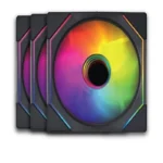 Kit 3x Ventoinhas NTech Slayer 120mm ARGB Infinity Mirror