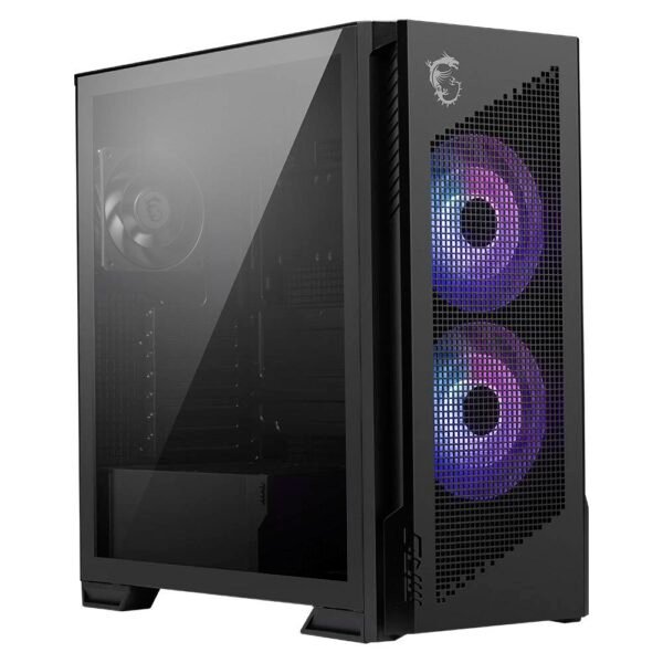 Caixa Extended-ATX MSI MPG Velox 300R Airflow PZ Tempered Glass Preta
