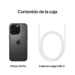 Smartphone Apple iPhone 16 Pro 1TB 6.3″ Titânio Preto - Image 5