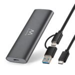 Caixa Externa M.2 Ewent EW7060 USB-C 3.2 Gen2 NVMe Cinza Screwless